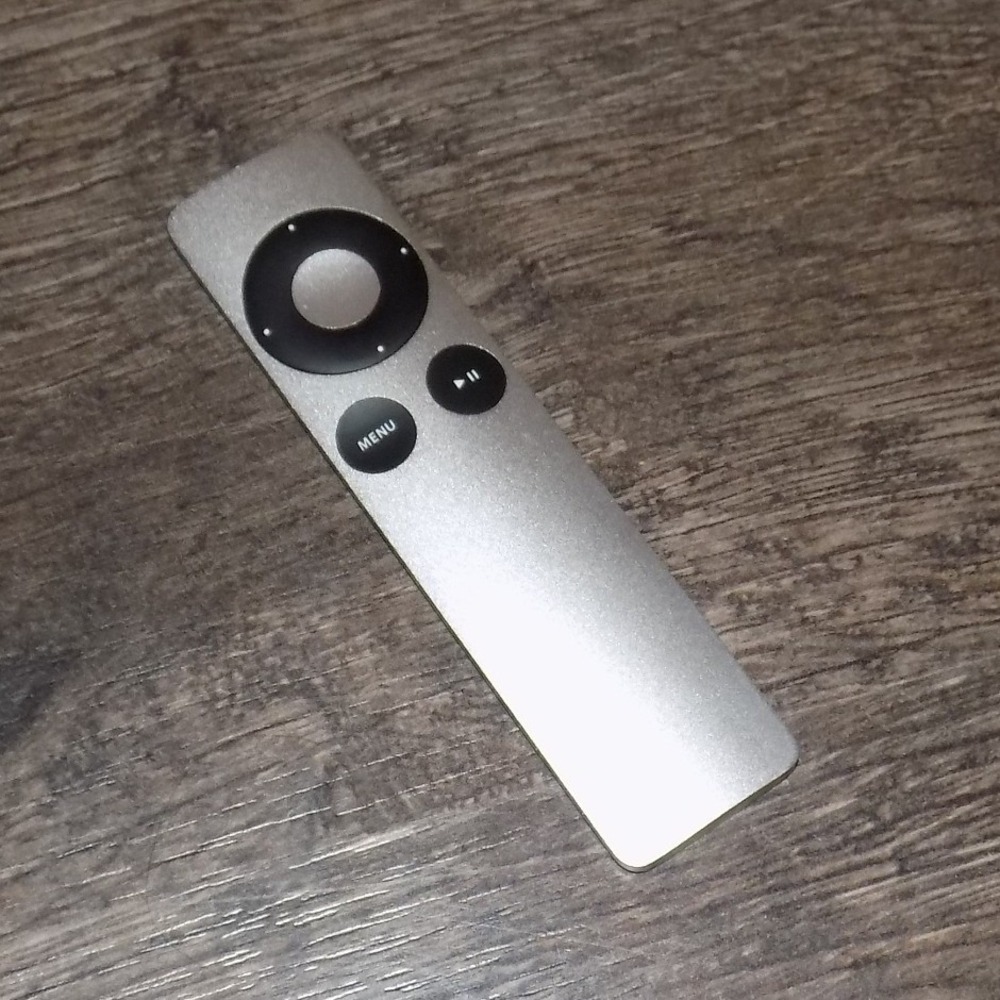 Apple Remote A1294 Silver Excellent Aluminum Apple TV Mac Control